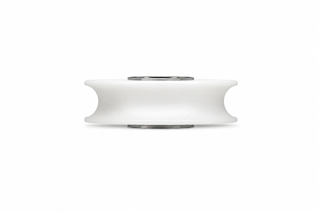 3 - 4660 Acetal Concave Roller Diameter 25mm Bore 6.4mm