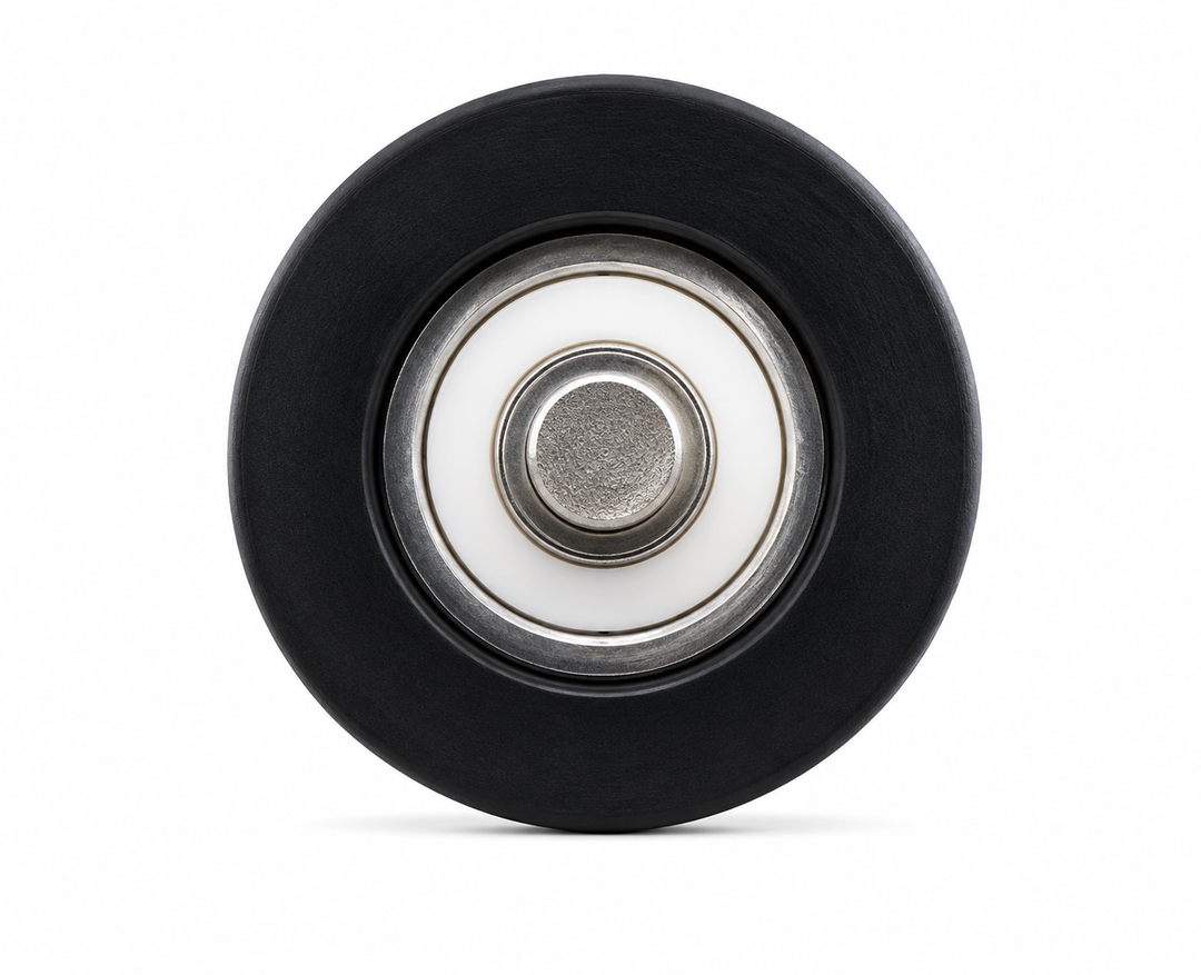 3 - 4180 Acetal Concave Roller diameter: 27mm - axle 5mm