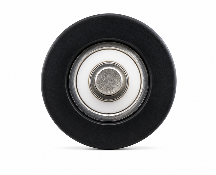 3 - 4180 Acetal Concave Roller diameter: 27mm - axle 5mm