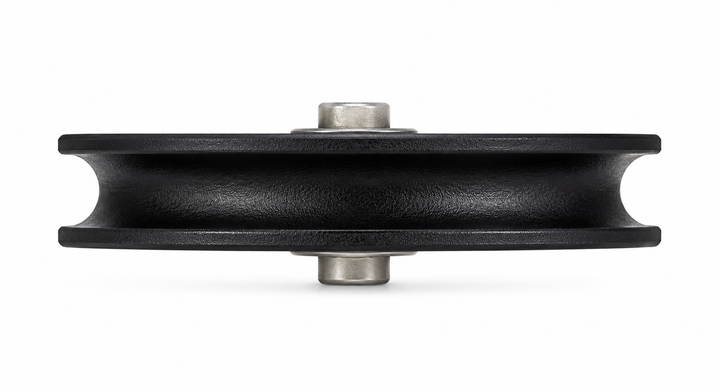 3 - 4180 Acetal Concave Roller diameter: 27mm - axle 5mm
