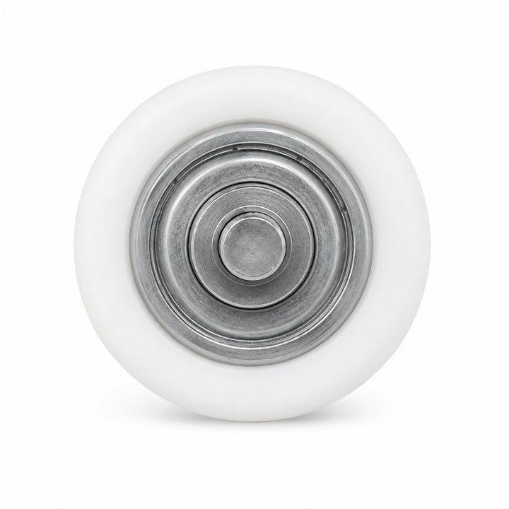 3 - 4142 nylon roller with heavy duty bearing Diameter 32mm Axle 6.4mm