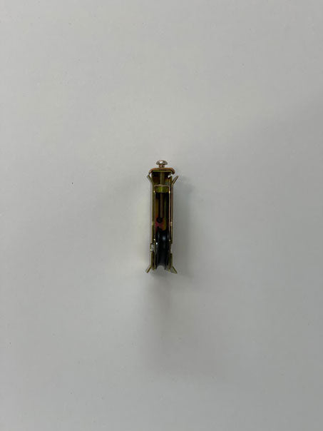 Adjustable door carriage with 17mm flared wings. Suits Frontline, Vincent, Vantage & many others. Use M - 4140 as replacement roller.