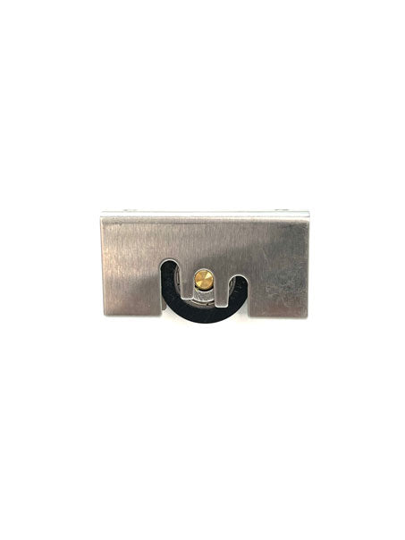 Adjustable sliding glass door carriage with roller