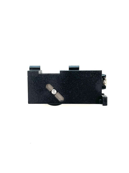 Adjustable sliding glass door carriage with roller