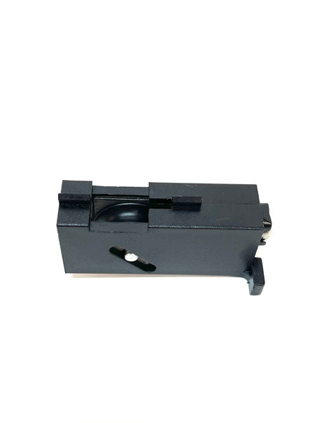 Adjustable sliding glass door carriage with roller