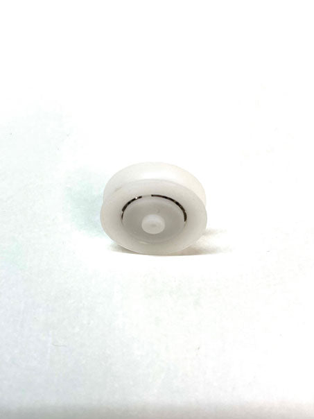 3 - 4250 Acetal grooved roller &amp; plastic axle