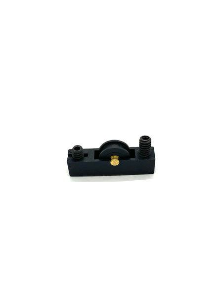 3 - 5230 Plastic window carriage with nylon grooved roller &amp; brass pin