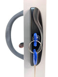 M - 8640 Lockable sliding glass door lock - suits Dowell & others