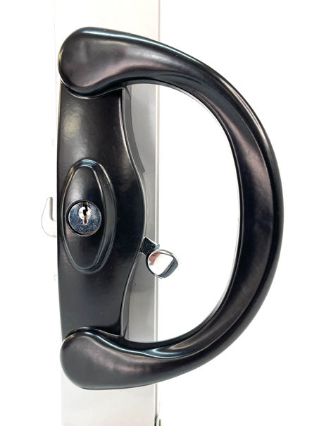 4 - 8640 Lockable sliding glass door lock - suits Dowell &amp; others