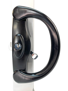 M - 8640 Lockable sliding glass door lock - suits Dowell & others